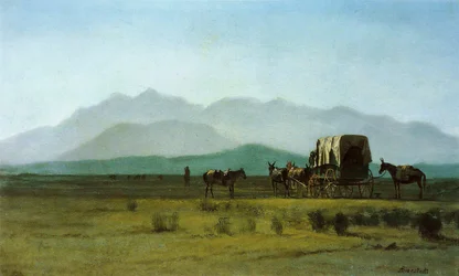 Carro dei topografi nelle Montagne Rocciose